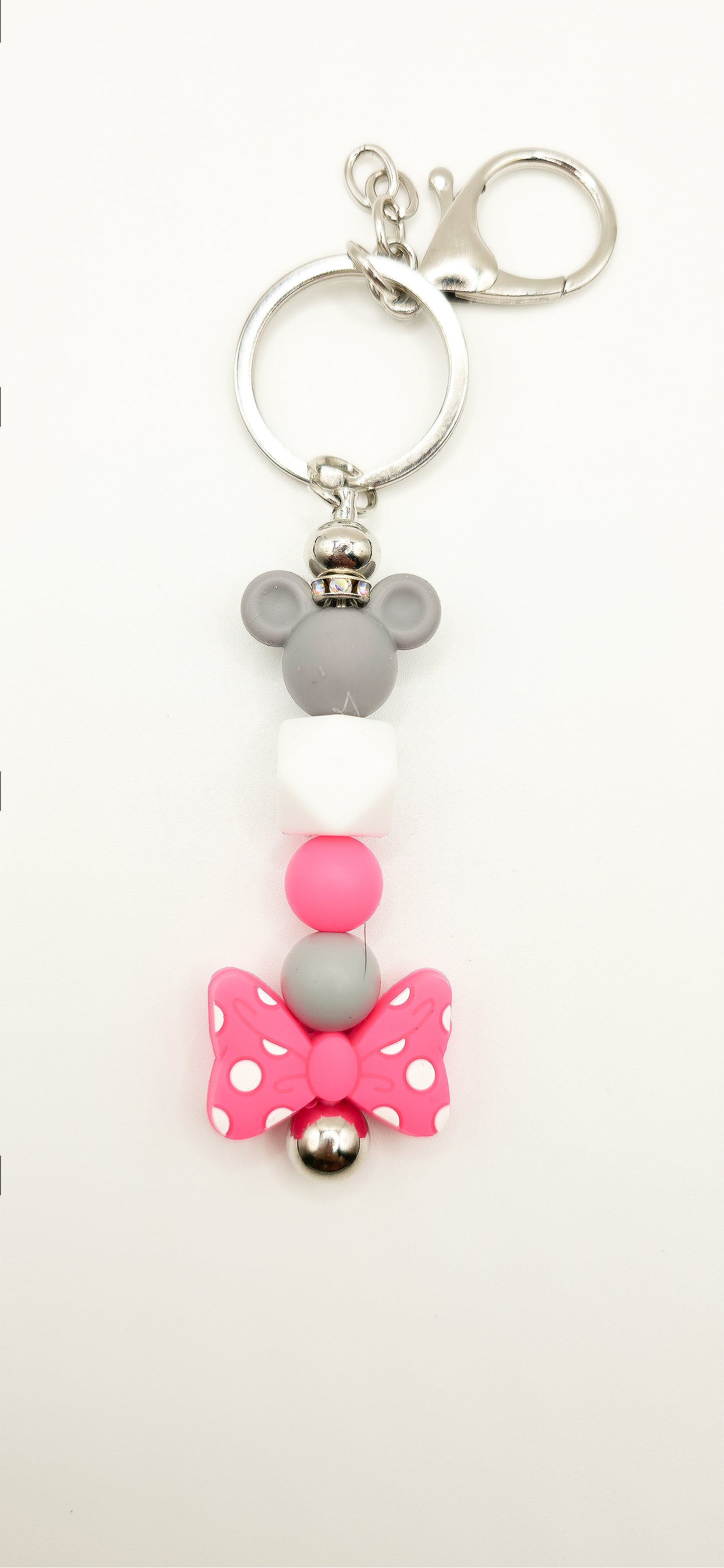 Bead Bar Bows - Pink Dots