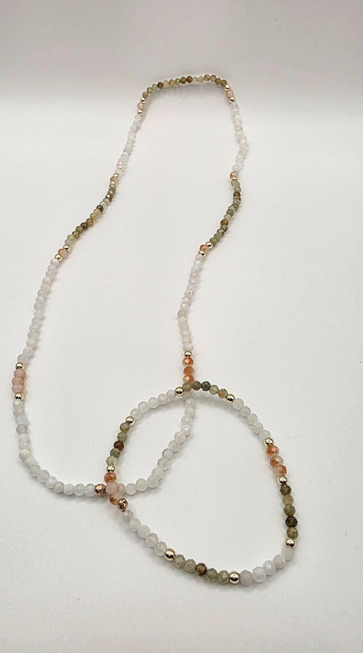 Matching Necklace & Bracelet Set - Noelle