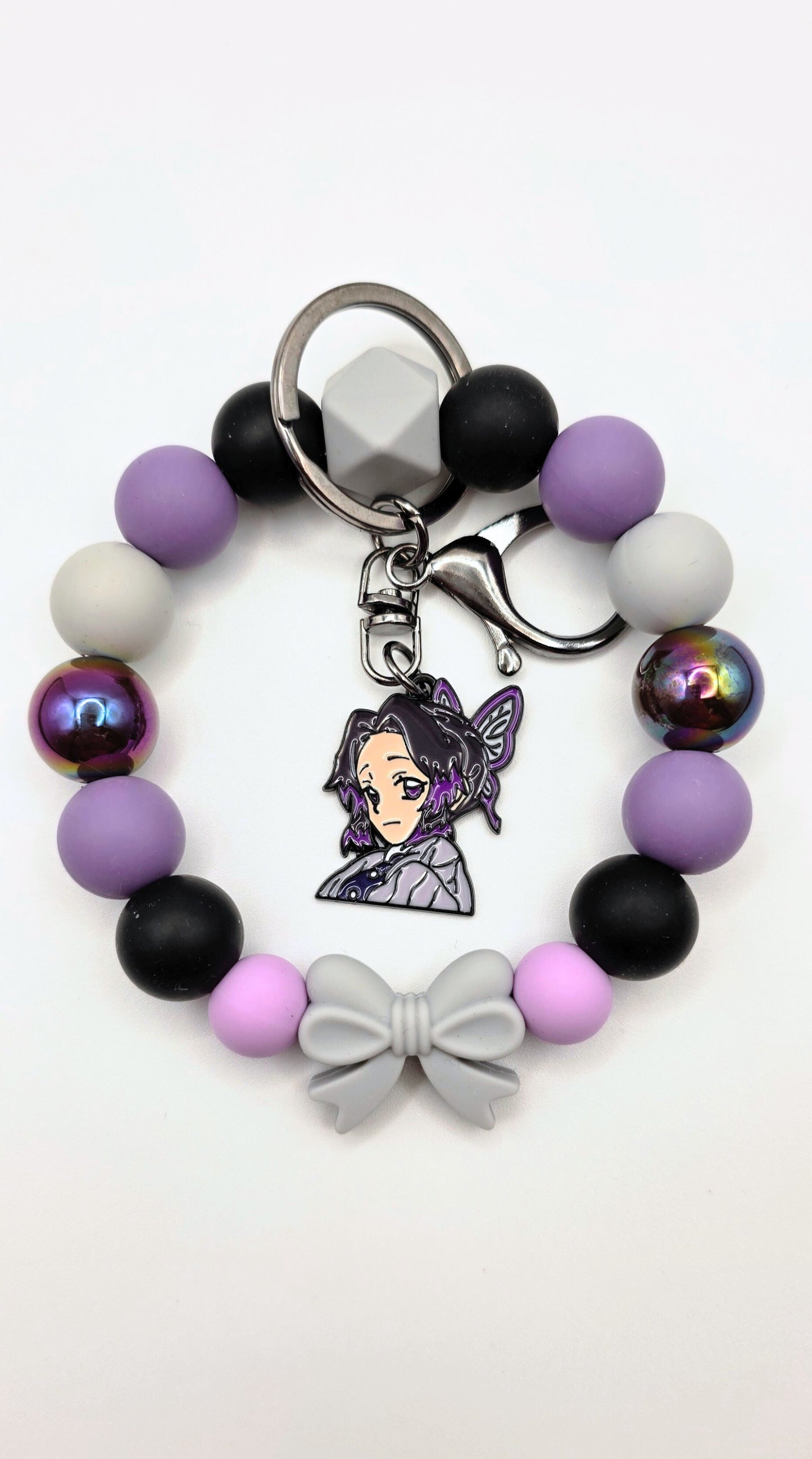 Wristlet - Purple & Grey